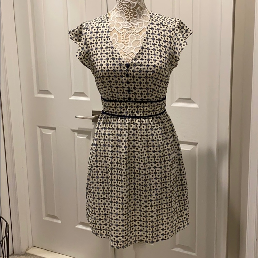 Monteau Navy/Cream Dress